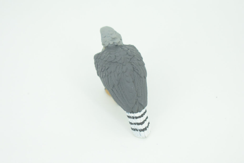 Eagle, Great Harpy Eagle, Harpia harpyja, Hand Painted, Educational, Rubber Animal, Realistic Figure, Lifelike, Gift,    2 1/2"    SF34 B44