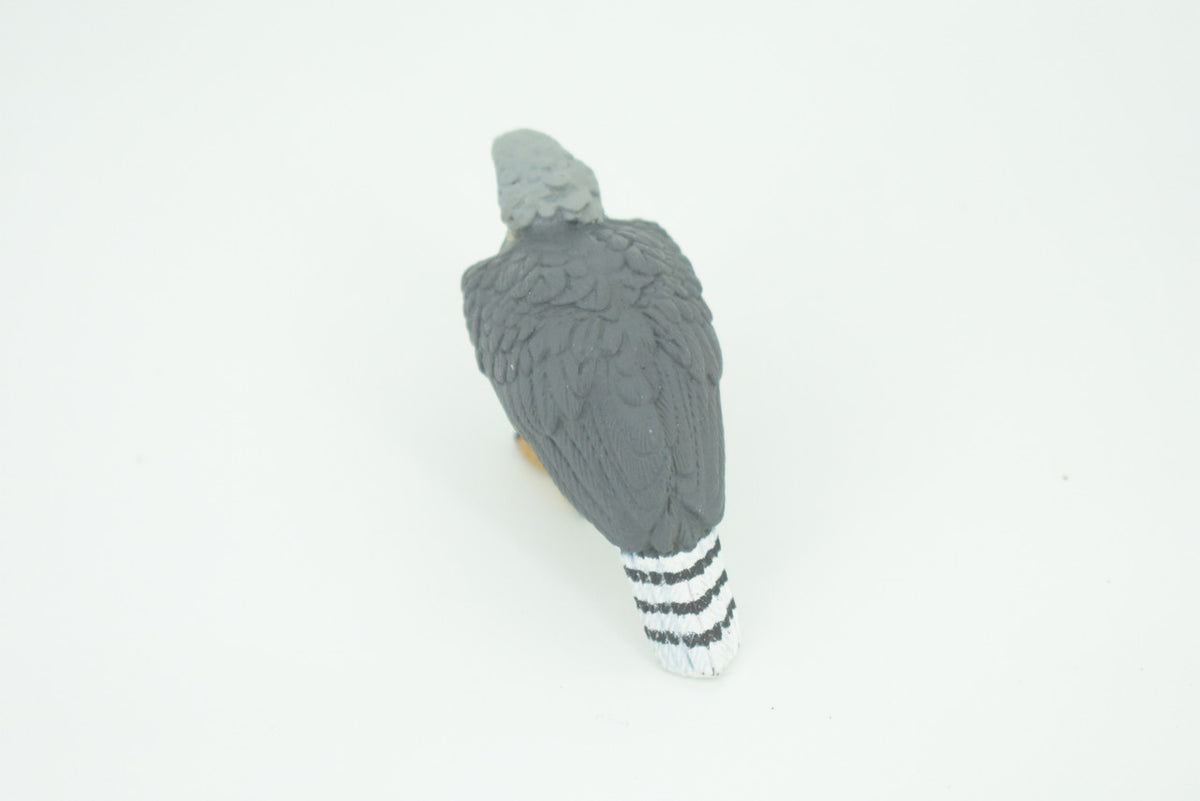 Eagle, Great Harpy Eagle, Harpia harpyja, Hand Painted, Educational, Rubber Animal, Realistic Figure, Lifelike, Gift,    2 1/2"    SF34 B44