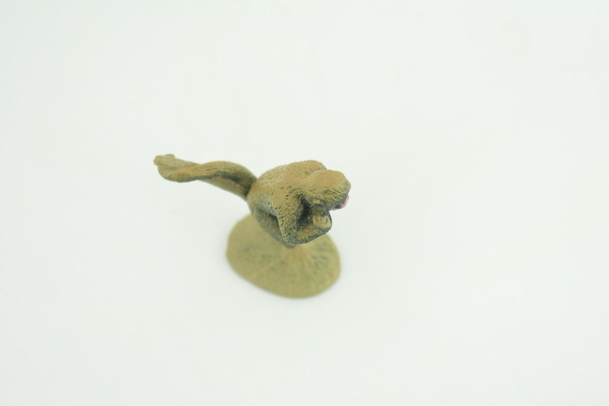 Rhesus Monkey, Rhesus Macaques, Rubber Primate, Animal, Educational, Realistic Figure, Lifelike, Model, Toys, Gift,    2 inches tall.     F1780 B122