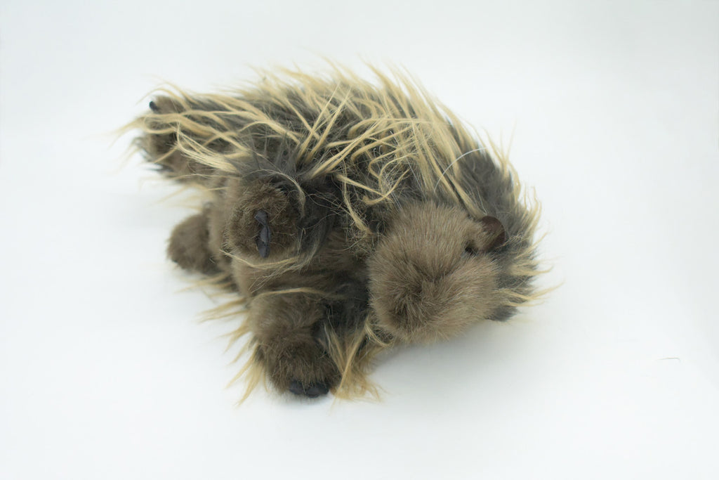 Porcupine Hand Puppet, Very Nice Plush, Stuffed Animal, Educational, Realistic, Lifelike Model, Replica, Gift,      12"     F876 B61