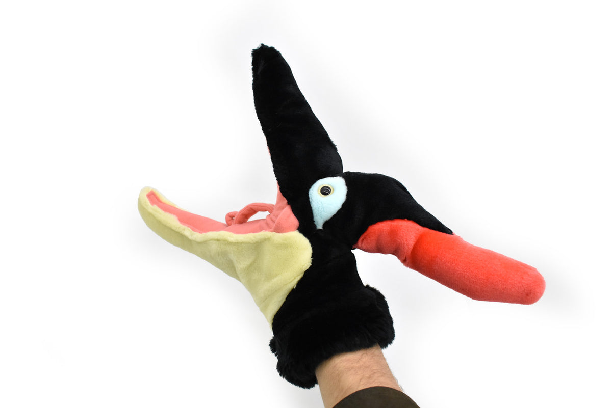 Pteranodon, Hand Puppet, Very Nice Plush Animal  14 1/2"  - F1839 B400