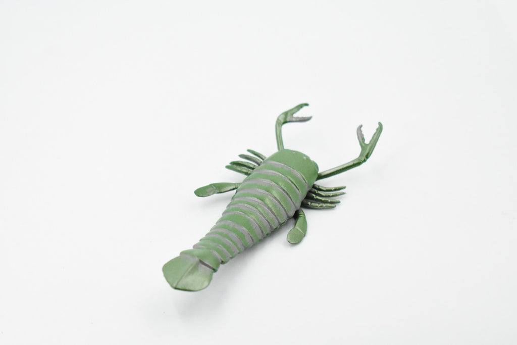 Eurypterida, Sea Scorpions, Extinct Arthropods, Museum Quality, Rubber, Hand Painted, Realistic, Diorama Model, Kids, Educational, Gift,    5 1/2 Inches.    CH431 BB109