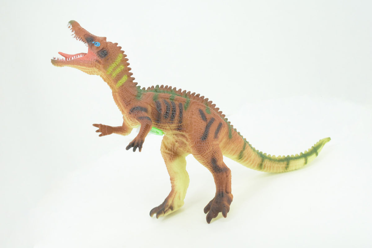 Allosaurus, Different Lizard, Jurassic Dinosaur, Hand Painted, Educational, Soft Rubber,  Lifelike Model, Figurine, Replica, Gift,    13"   AR09 B304
