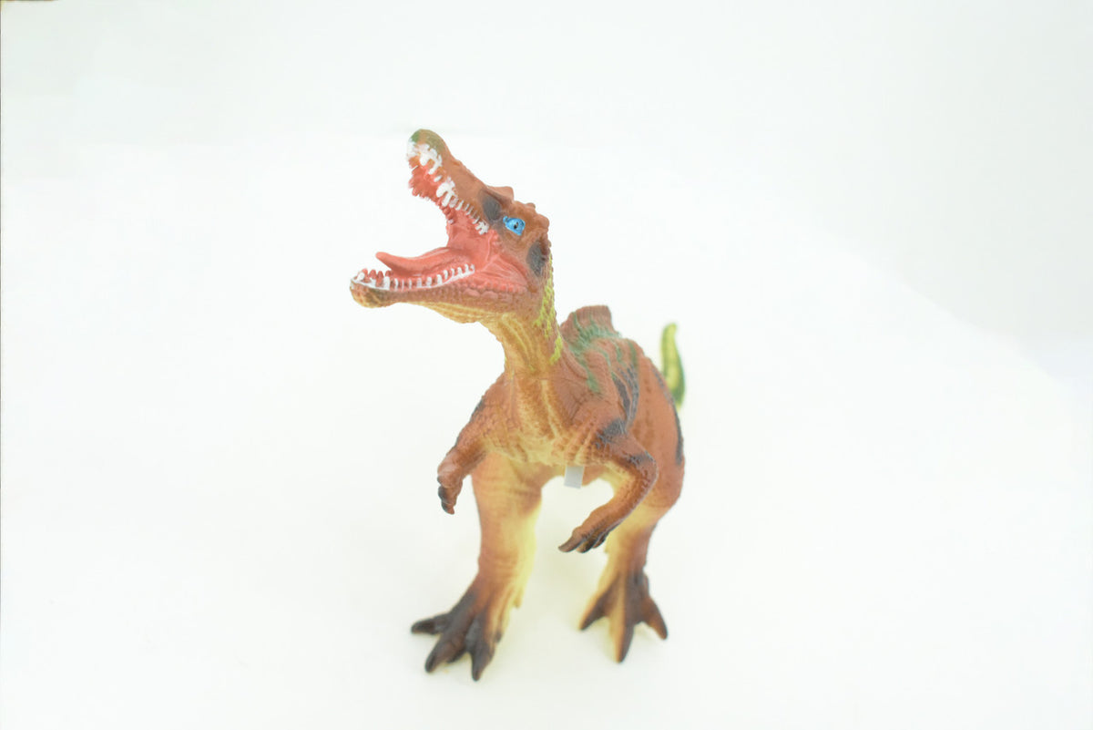 Allosaurus, Different Lizard, Jurassic Dinosaur, Hand Painted, Educational, Soft Rubber,  Lifelike Model, Figurine, Replica, Gift,    13"   AR09 B304