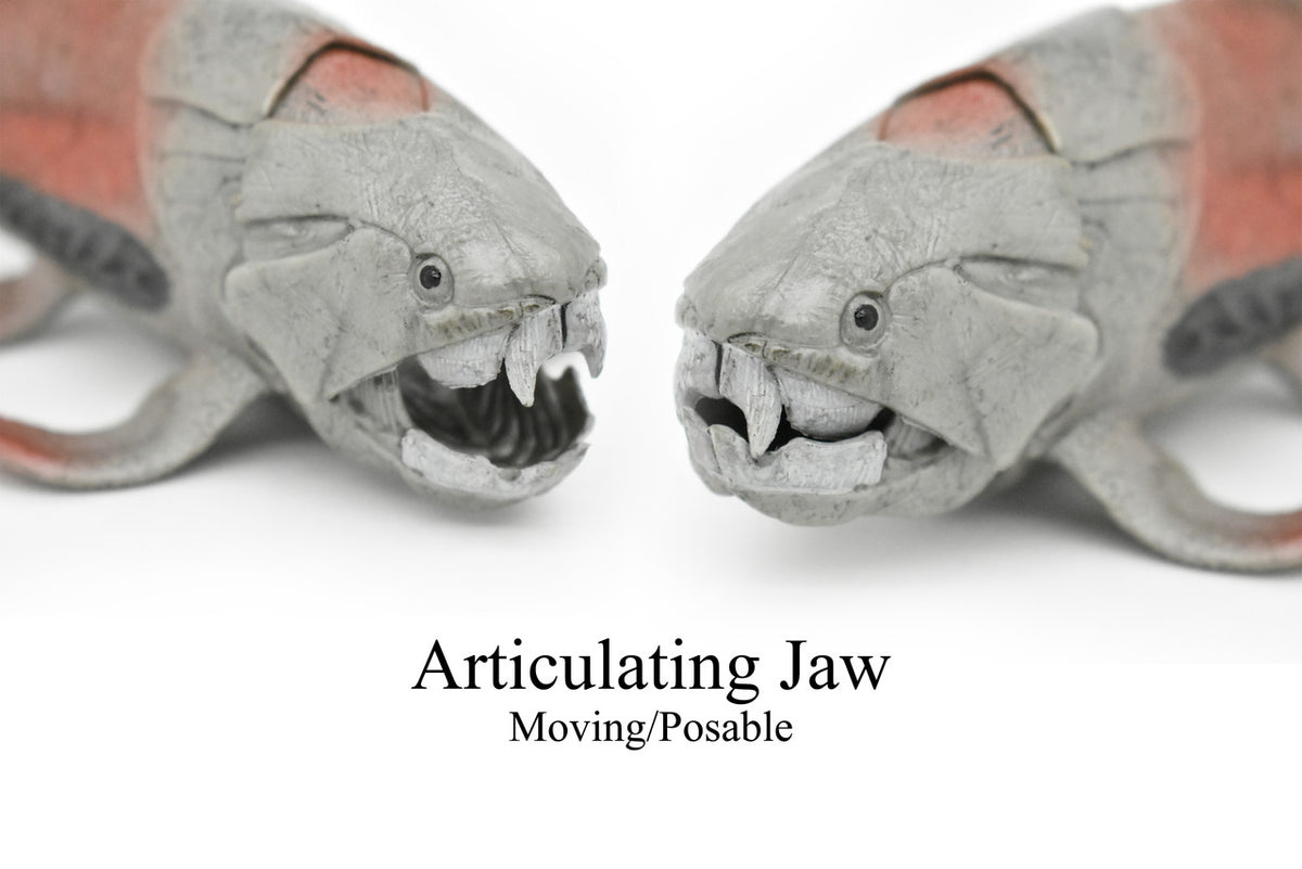 Dunkleosteus, Prehistoric Fish, Dinosaur, Museum Quality, Rubber Fish, Hand Painted, Realistic Toy Figure, Diorama Model, Kids, Educational,  8 Inches.