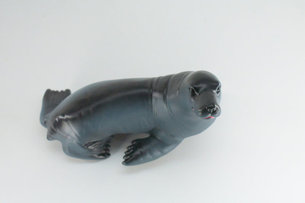 Seal, Pinniped, Marine Mammals, High Quality, Soft Rubber  Hand Painted, Educational, Realistic, Diorama Figure, Model, Replica, Gift,    10 Inches.   IM08 B655