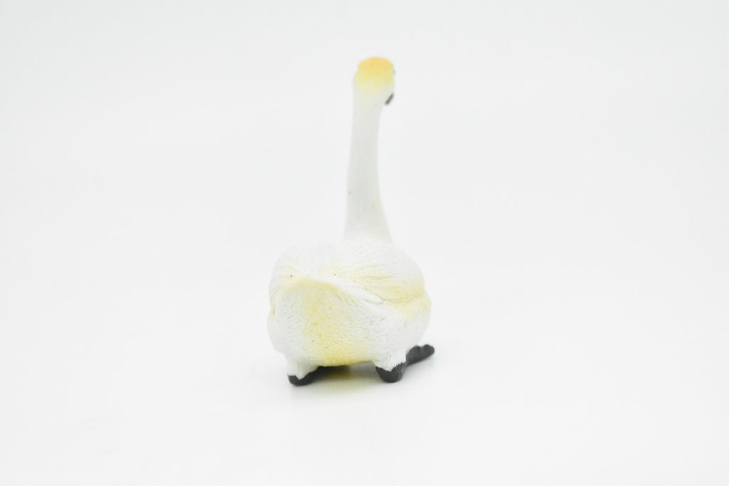 White Swan, Museum Quality, Realistic, Plastic, Bird Design, Educational, Hand Painted, Figure, Lifelike, Diorama Model, Figurine, Replica, Toy, Gift,      2 1/2 Inches     CWG192 BB45