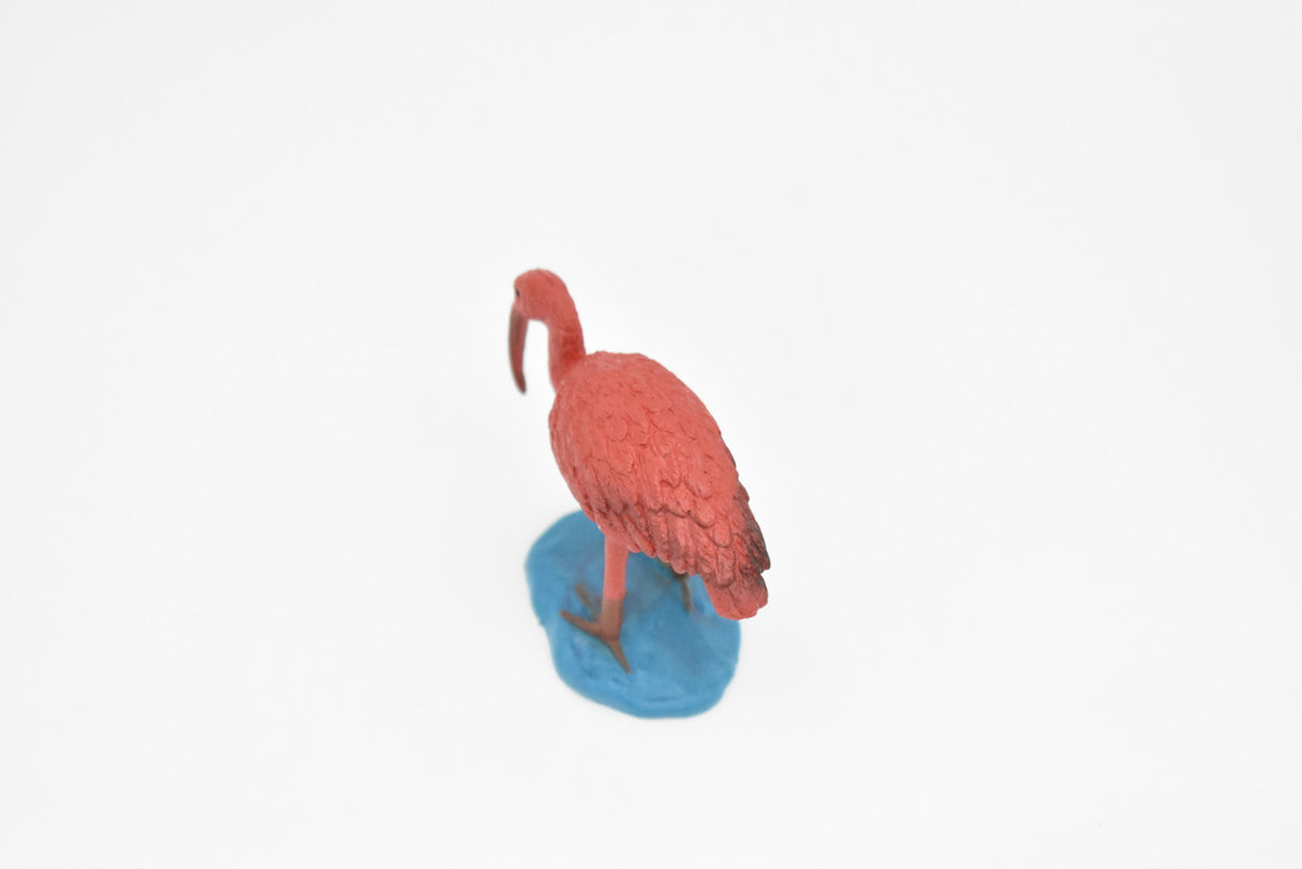 Ibis, Scarlet, Very Nice Plastic Reproduction    2"     F3012 B109