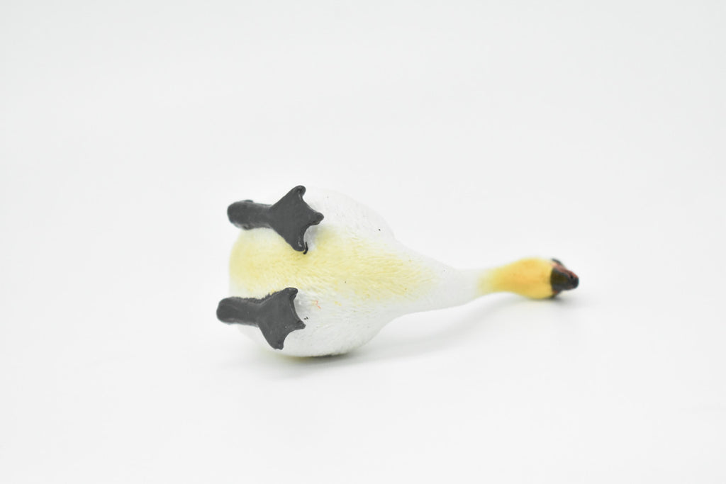 White Swan, Museum Quality, Realistic, Plastic, Bird Design, Educational, Hand Painted, Figure, Lifelike, Diorama Model, Figurine, Replica, Toy, Gift,      2 1/2 Inches     CWG192 BB45