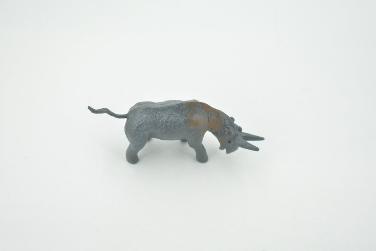 Arsnoitherium, Extinct order Embrithopoda, Prehistoric, High Quality, Hand Painted, Rubber, Realistic, Figure, Toy, Kids, Educational, Gift,     2 1/2"      CH662 BB169