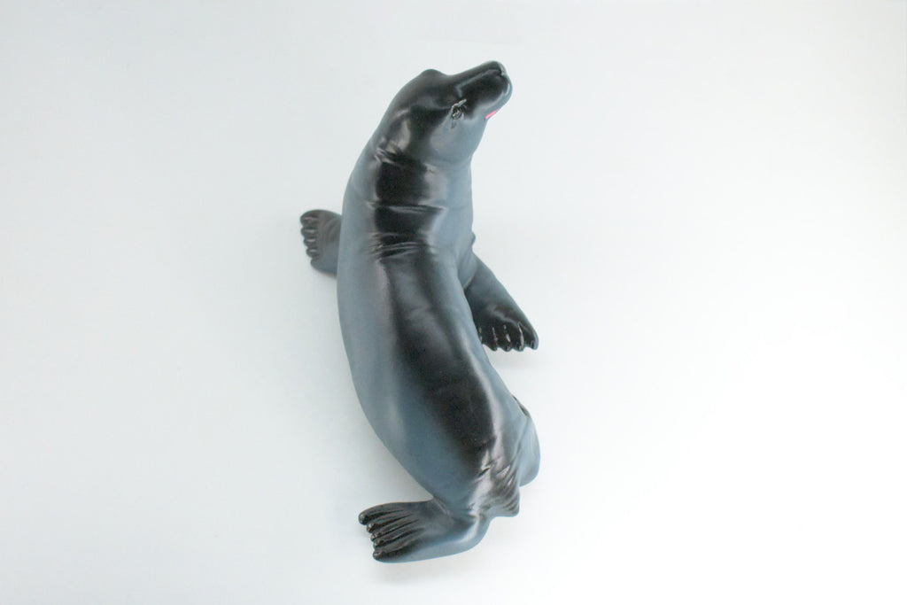 Seal, Pinniped, Marine Mammals, High Quality, Soft Rubber  Hand Painted, Educational, Realistic, Diorama Figure, Model, Replica, Gift,    10 Inches.   IM08 B655
