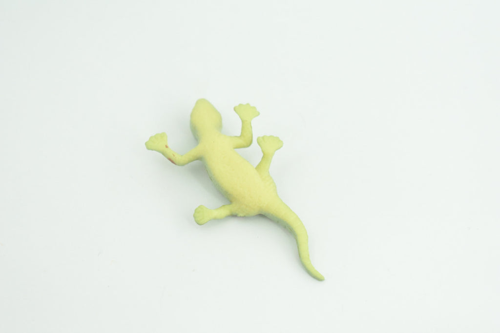 Spotted Gecko, Lizard, Rubber Reptile, Hand Painted, Educational, Realistic, Model, Toys, Kids, Gift,     2 1/2 Inches.    WR46 B197