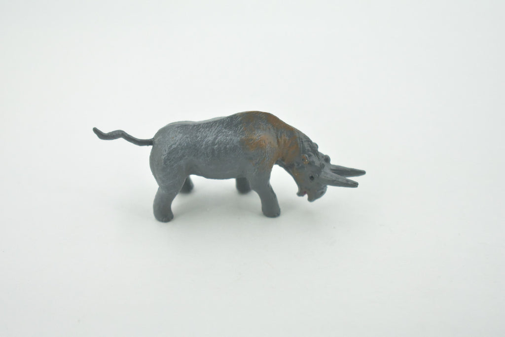 Arsnoitherium, Extinct order Embrithopoda, Prehistoric, High Quality, Hand Painted, Rubber, Realistic, Figure, Toy, Kids, Educational, Gift,     2 1/2"      CH662 BB169