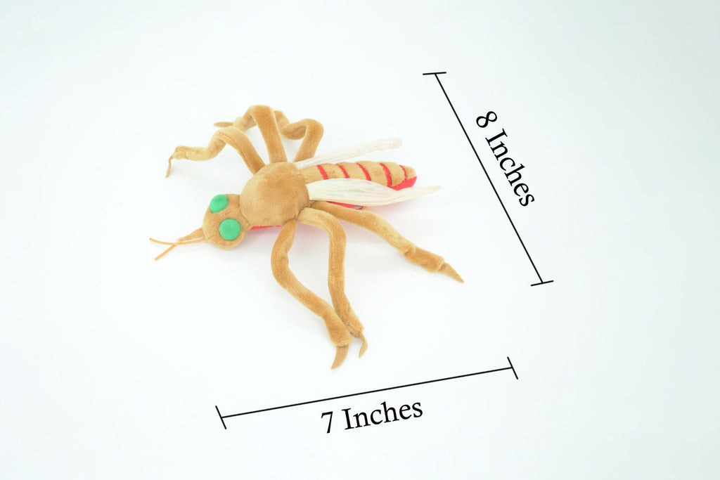 Mosquito, Anopheles mosquitoes often Related to malaria, Plush Design, Educational, Figure, Replica, Gift,    7"    F1609 B619