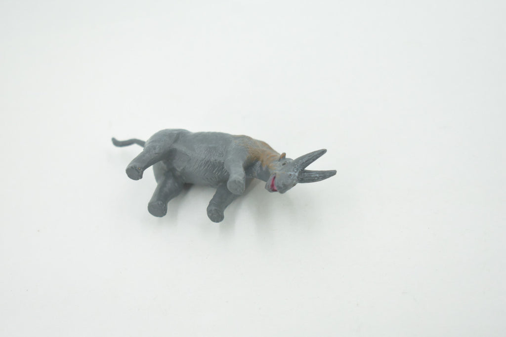 Arsnoitherium, Extinct order Embrithopoda, Prehistoric, High Quality, Hand Painted, Rubber, Realistic, Figure, Toy, Kids, Educational, Gift,     2 1/2"      CH662 BB169
