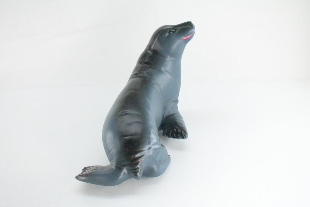 Seal, Pinniped, Marine Mammals, High Quality, Soft Rubber  Hand Painted, Educational, Realistic, Diorama Figure, Model, Replica, Gift,    10 Inches.   IM08 B655