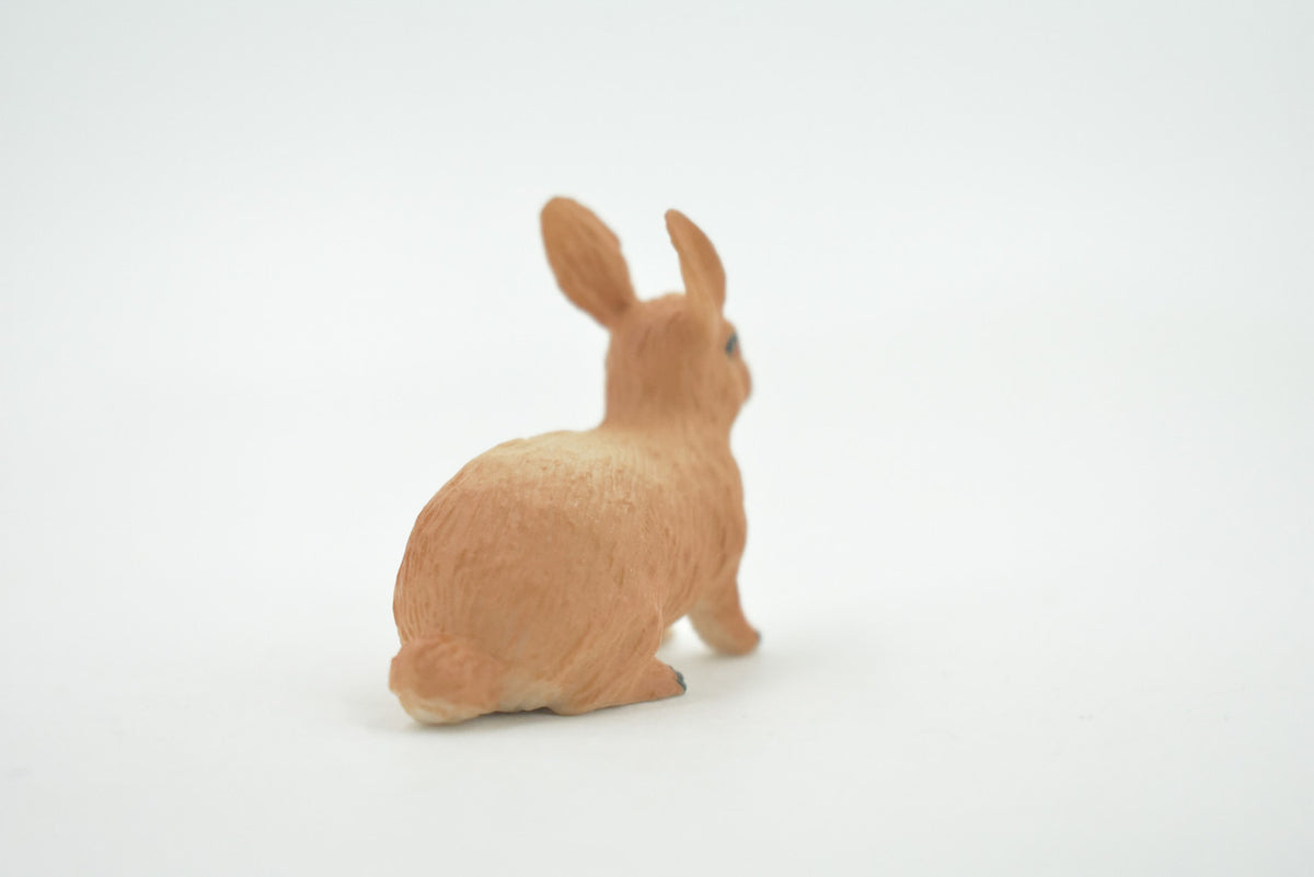 Rabbit, Hare, Bunny Rabbits, Museum Quality, Hand Painted, Rubber Animal, Toy, Figure, Realistic, Model, Replica, Kids, Educational, Gift,        2"      CH694 BB173