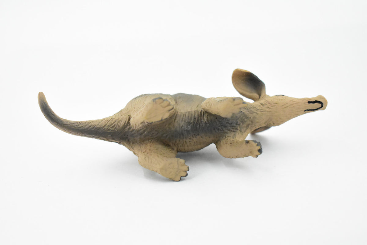 Aardvark, Orycteropus afer, Museum Quality, Hand Painted, Rubber Animal, Realistic Toy Figure, Model, Replica, Kids, Educational, Gift,       5 Inches.     CH307 BB129
