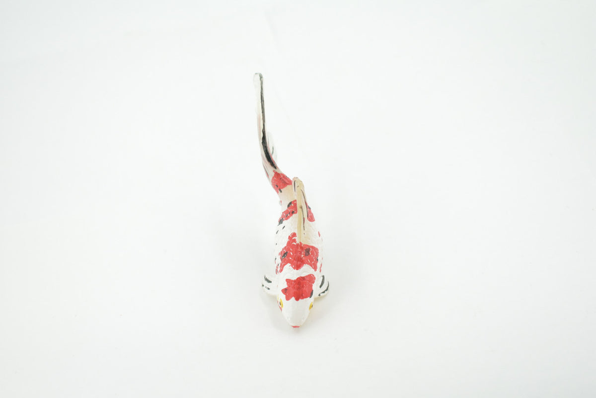 Fish, Koi, Goldfish, Carp, Museum Quality, Hand Painted, Rubber, Realistic Figure, Model, Replica, Toy, Kids, Educational, Gift,    4 1/2"   CH664 BB169