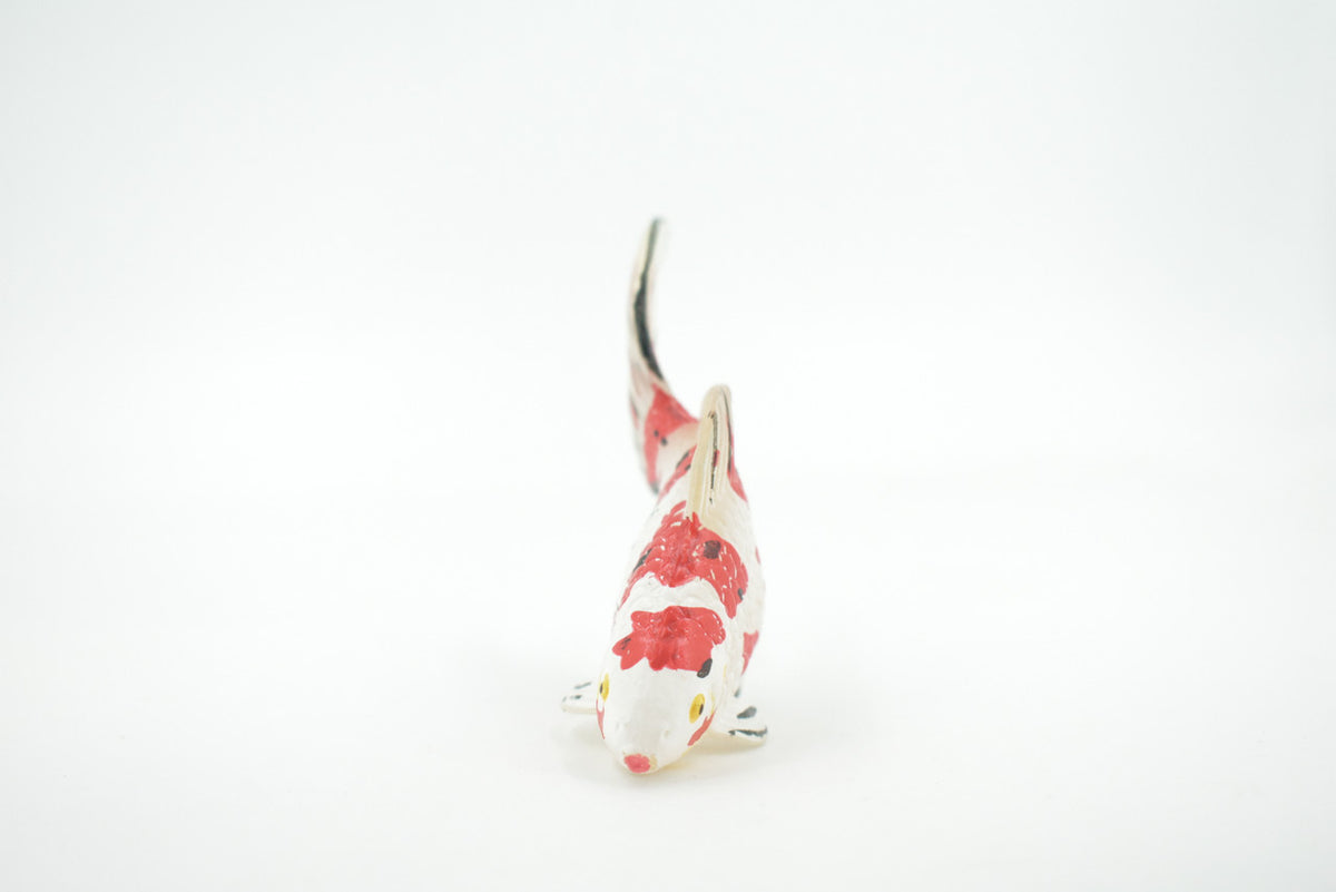 Fish, Koi, Goldfish, Carp, Museum Quality, Hand Painted, Rubber, Realistic Figure, Model, Replica, Toy, Kids, Educational, Gift,    4 1/2"   CH664 BB169