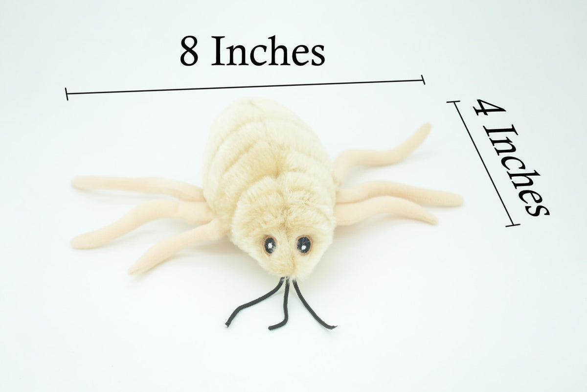 Flea, Parasitic Insect, Jumping pests, Bloodsuckers, Plush Design, Educational, Figure, Replica, Gift,    8"    F1562 B92