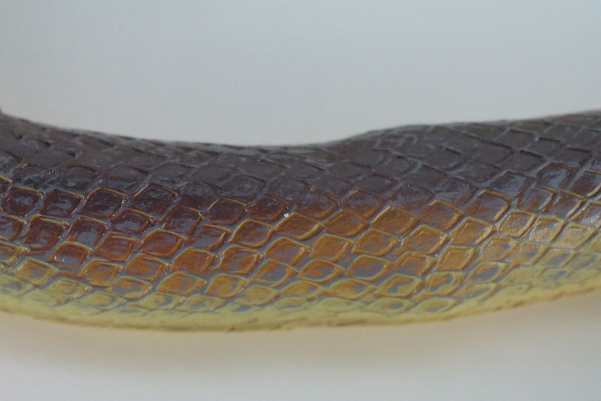 Cobra, Very Large, Hand Painted, Museum Quality, Soft Rubber Snake, Realistic Reptile, Diorama Model, Replica, Educational, Gift,  24 Inches.    IM26 B658