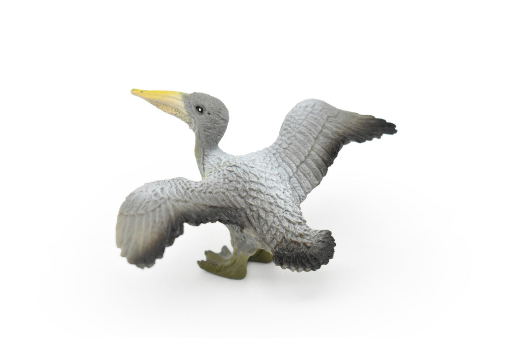 Pelican, Brown Pelican, Museum Quality, Realistic, Pelecanus occidentalis, Rubber Bird Design, Educational, Hand Painted, Figure, Lifelike, Model, 3 1/2 Inches  