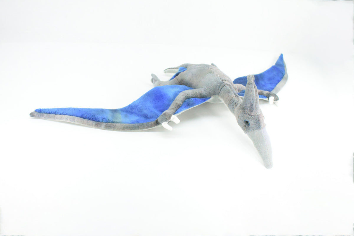 Pteranodon, Plush Dinosaur, Soft, Stuffed Reptile Toy, Educational, Realistic, Beautiful Design, Figure, Lifelike, Replica, Gift,      12"   RI59 B661