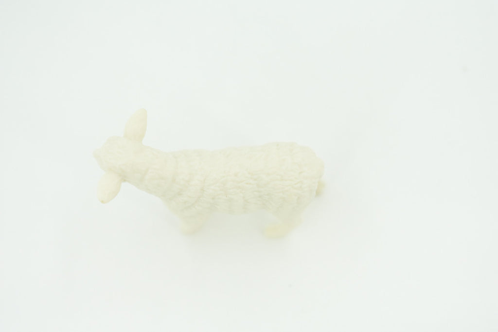 Sheep, Lamb, ewe, Very Nice Plastic Animal, Educational, Realistic Figure, Lifelike Model, Figurine, Replica, Gift,     2"    F4259 B375