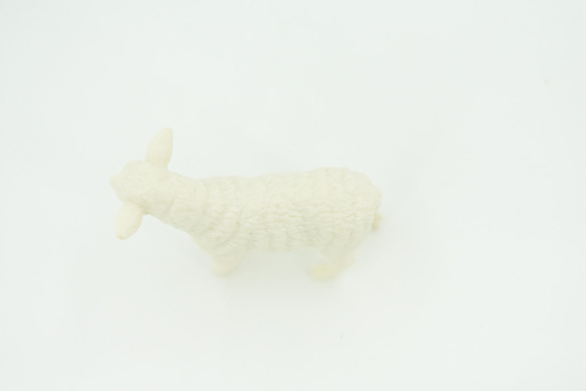 Sheep, Lamb, ewe, Very Nice Plastic Animal, Educational, Realistic Figure, Lifelike Model, Figurine, Replica, Gift,     2"    F4259 B375