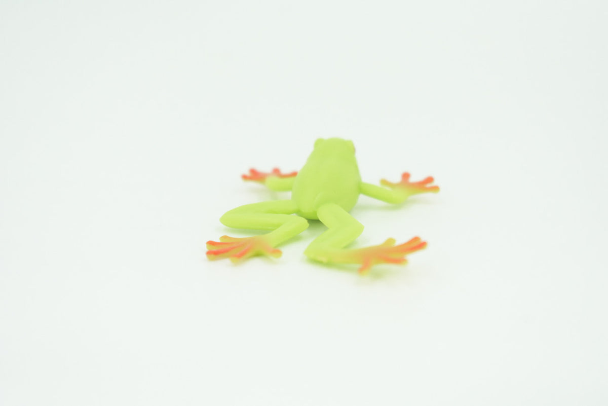 Tree Frog, 4 or 8 or 12 Piece Sets, Rubber Amphibian, Educational, Realistic Hand Painted, Figure, Lifelike Model, Figurine, Replica, Gift,   2 1/2"   US12 B58