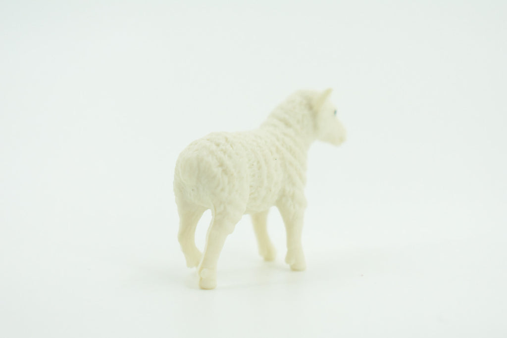 Sheep, Lamb, ewe, Very Nice Plastic Animal, Educational, Realistic Figure, Lifelike Model, Figurine, Replica, Gift,     2"    F4259 B375