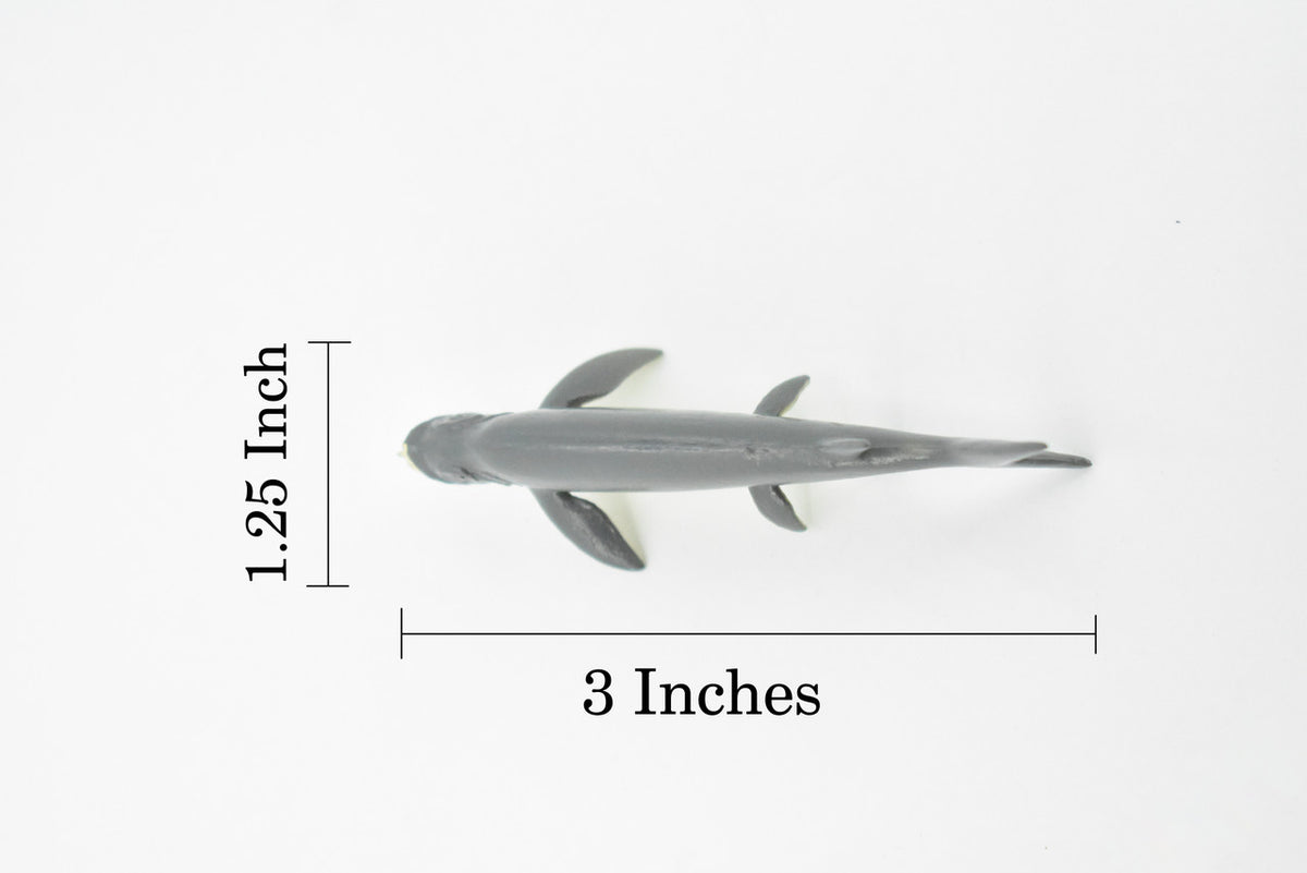 Xiphactinus, Extinct Fish, Fanged Tarpon, Museum Quality, Hand Painted, Educational, Prehistoric, Realistic Toy Figure, Diorama Model, Kids,  3 Inches.