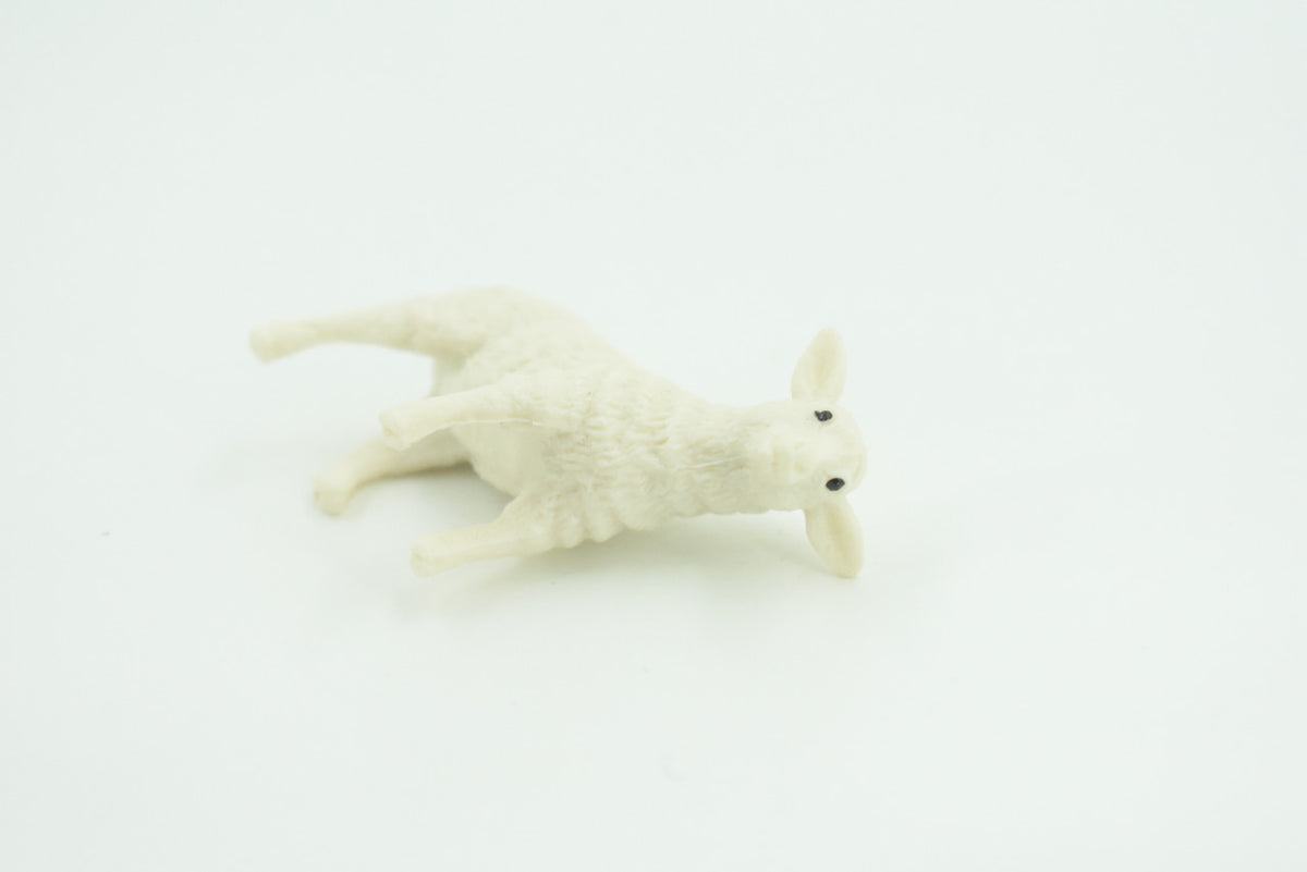 Sheep, Lamb, ewe, Very Nice Plastic Animal, Educational, Realistic Figure, Lifelike Model, Figurine, Replica, Gift,     2"    F4259 B375