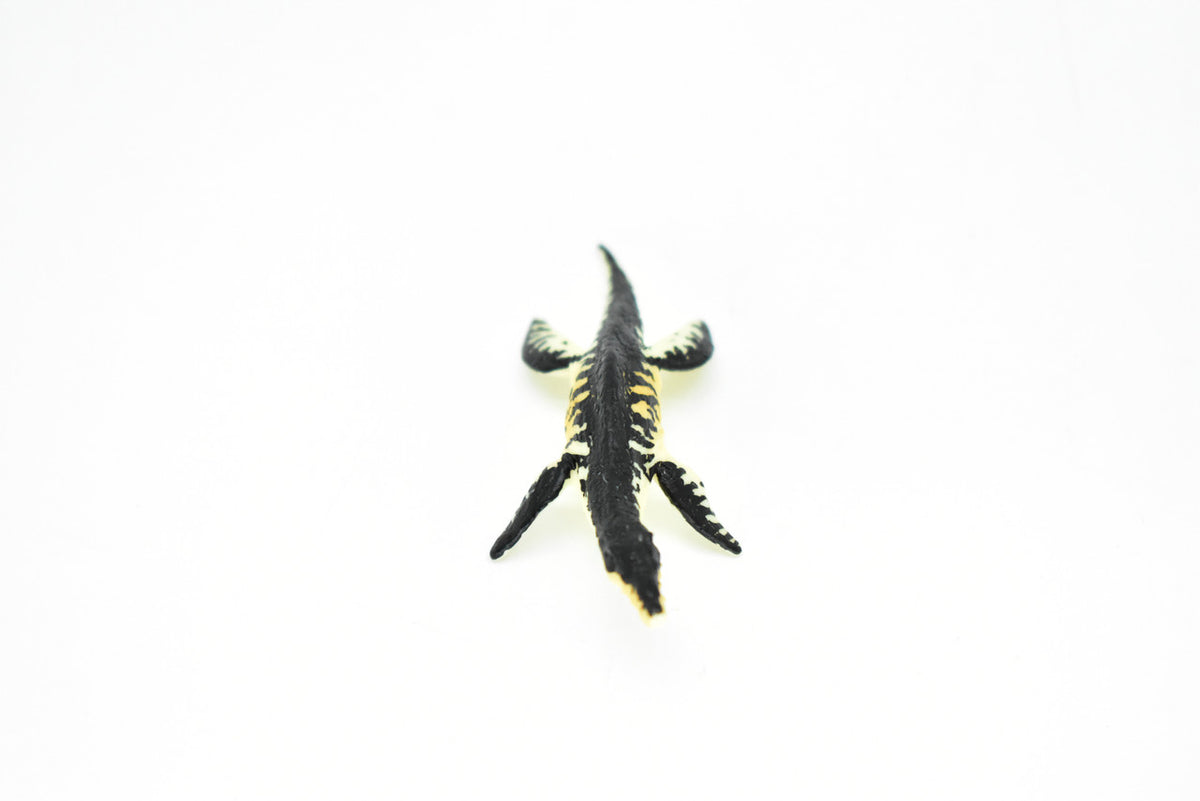 Liopleurodon Dinosaur, Museum Quality, Animal, Educational, Realistic Hand Painted, Figure, Lifelike Model, Vintage Replica, Toy, Gift,    2 1/2 Inches.    F8104 B117