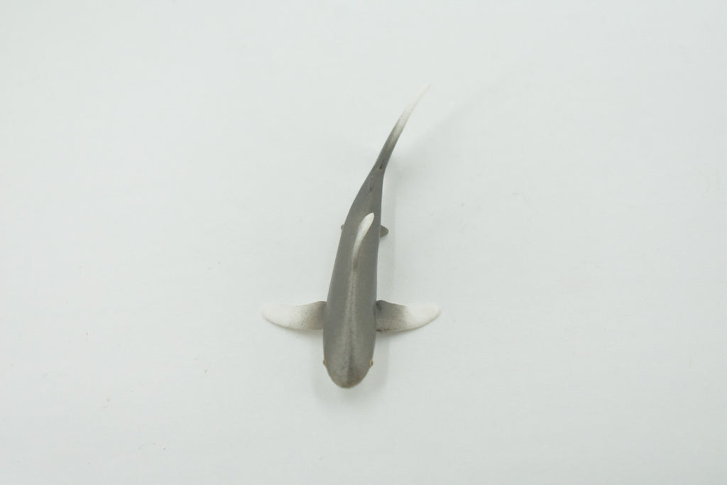 Shark, Oceanic Whitetip Shark, High Quality, Hand Painted, Rubber, Marine Fish, Realistic, Figure, Model, Toy, Kids, Educational, Gift,     3"      CH658 BB169