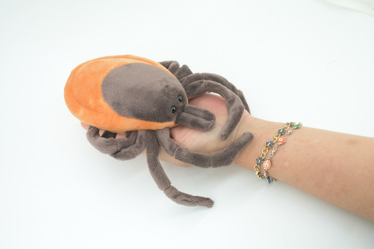 Tick, Parasite, Ixodida, Blood-feeding pest, Plush Insect Design, Educational, Figure, Replica, Gift,      7"     F4306 B323