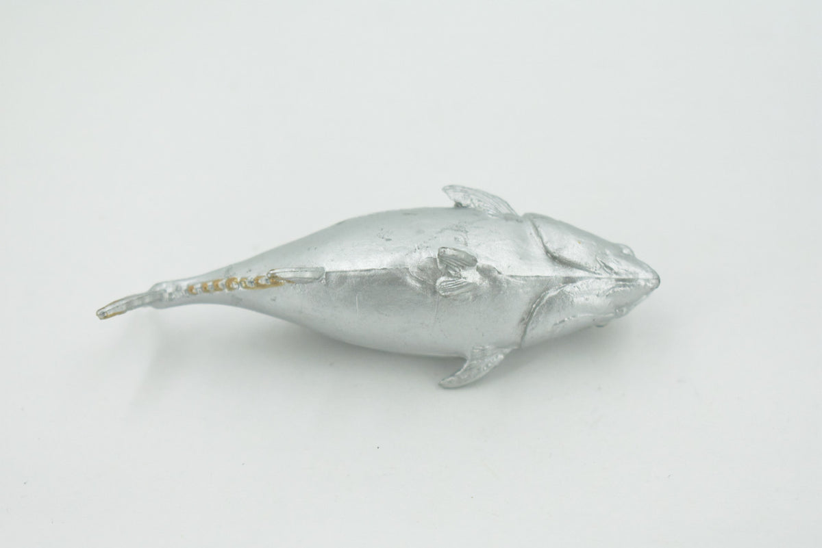 Fish, Bluefin Tuna, Atlantic,  Museum Quality, Hand Painted, Rubber fish, Educational, Realistic, Toy, Kids, Figure, Model, Educational, Gift,     3"      CH627 BB167
