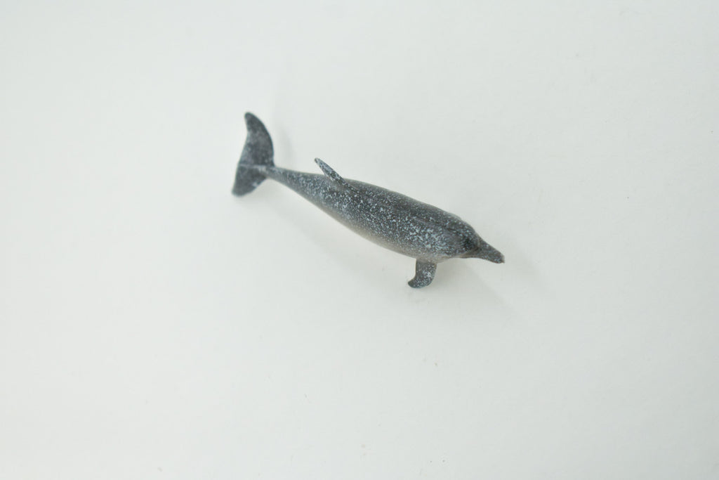 Dolphin, Atlantic Spotted Dolphin, High Quality, Hand Painted, Rubber, Marine Mammal, Realistic, Figure, Model, Toy, Kids, Educational, Gift,     3"      CH657 BB169