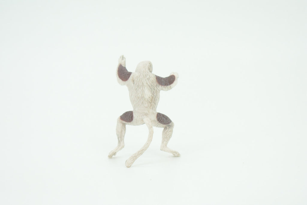 Lemur, Indridae, Strepsirrhine Primate, Hand Painted, Educational, Rubber Primate, Realistic Figure, Lifelike, Gift,    2"    SF65 B16