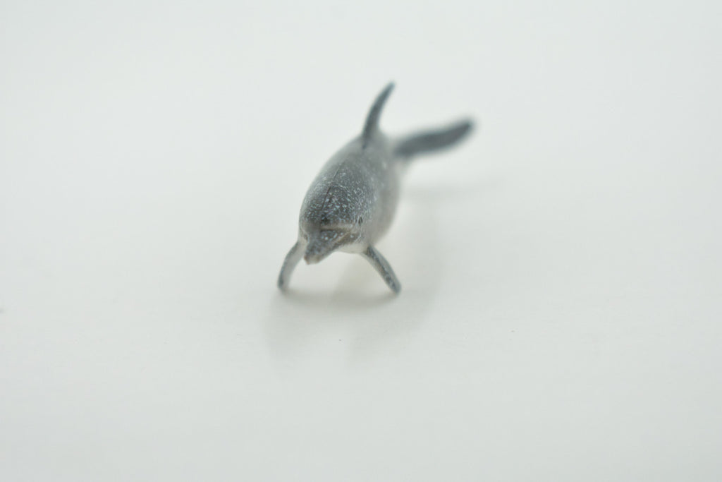 Dolphin, Atlantic Spotted Dolphin, High Quality, Hand Painted, Rubber, Marine Mammal, Realistic, Figure, Model, Toy, Kids, Educational, Gift,     3"      CH657 BB169