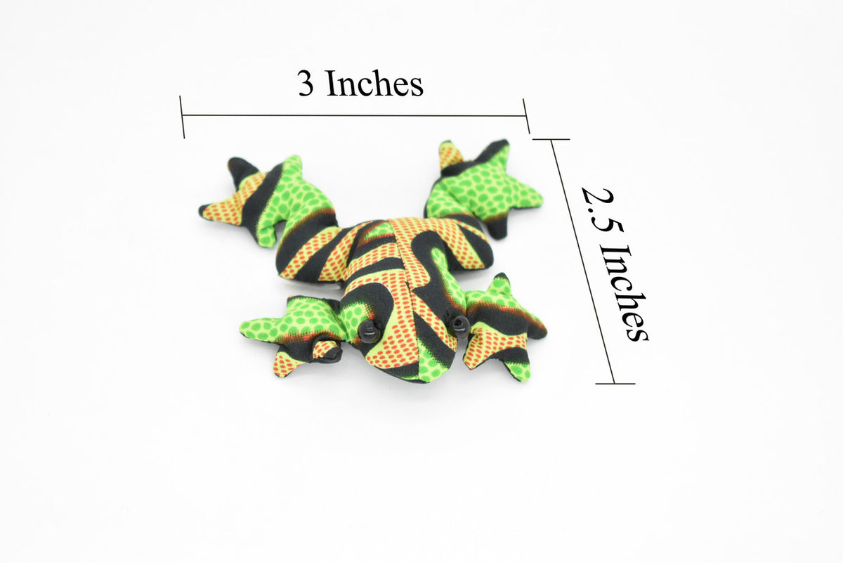 Frog, Amphibians, Green,  Hand Made, Thailand, HandMade, Thailand, Sand Creatures, Toy, Paper Weight, Bean Bag, Cornhole, Game, Kids, Educational,  3 Inches.