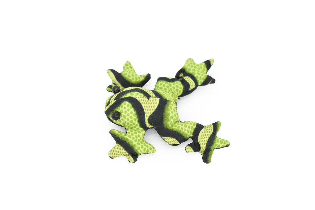 Frog, Amphibians, Green, HandMade In Thailand, Sand Creatures, Paper Weight, Bean Bag, Cornhole, Game, Toy, Kids, Educational, 3 Inches.