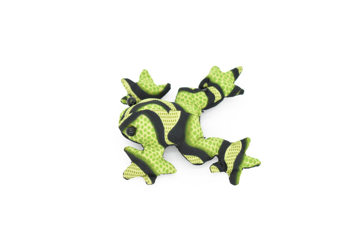 Frog, Amphibians, Green, HandMade In Thailand, Sand Creatures, Paper Weight, Bean Bag, Cornhole, Game, Toy, Kids, Educational, 3 Inches.