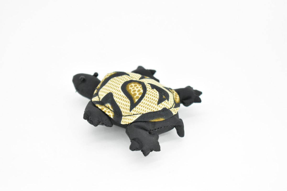 Tortoise, Turtle, Reptiles, Brown, HandMade In Thailand, Sand Creatures, Paper Weight, Bean Bag, Cornhole, Game, Toy, Kids, Educational, Gift,  3 Inches.   TH4 BB67