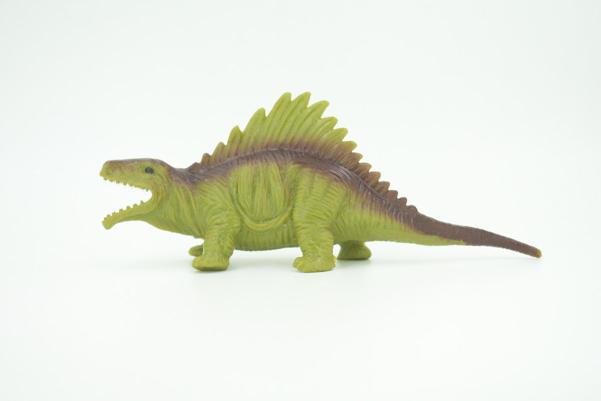Dinosaur, Stretchable, Squishy, Squeezable, Very nice Soft Rubber Reptile, Educational, Realistic, Hand Painted, Figure, Replica, Gift,    7"     US08 B59