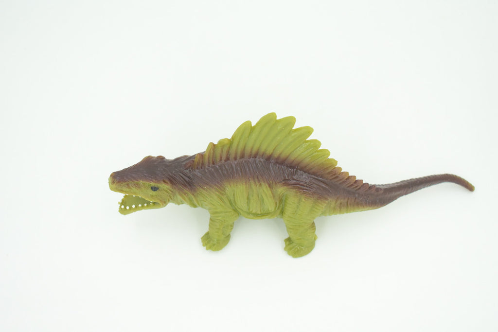 Dinosaur, Stretchable, Squishy, Squeezable, Very nice Soft Rubber Reptile, Educational, Realistic, Hand Painted, Figure, Replica, Gift,    7"     US08 B59