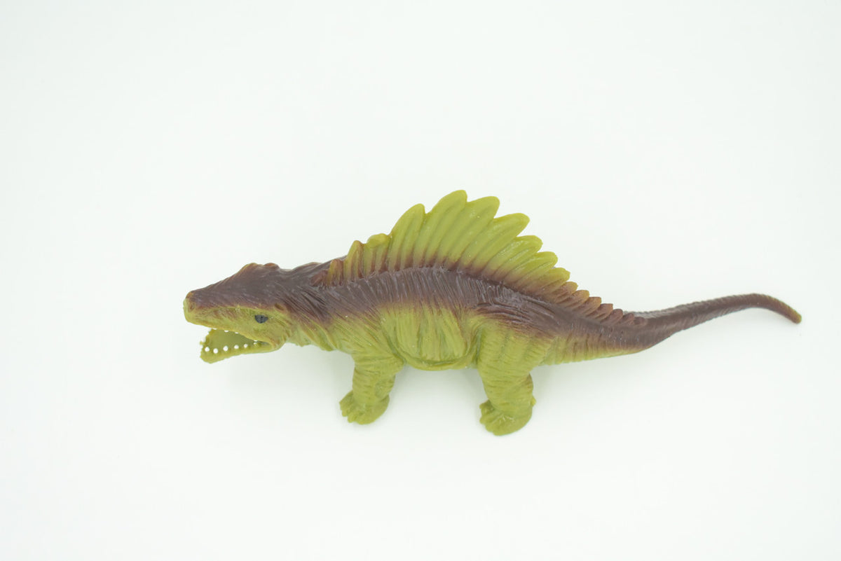 Dinosaur, Stretchable, Squishy, Squeezable, Very nice Soft Rubber Reptile, Educational, Realistic, Hand Painted, Figure, Replica, Gift,    7"     US08 B59