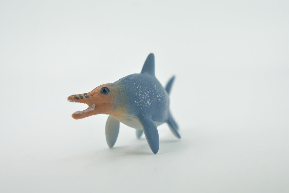 Ichthyosaurs, Fish lizard, Ichthyosauria, Mesozoic, Museum Quality, Hand Painted, Rubber, Realistic, Toy, Figure, Kids, Educational, Gift,  3"  CH492 BB154  