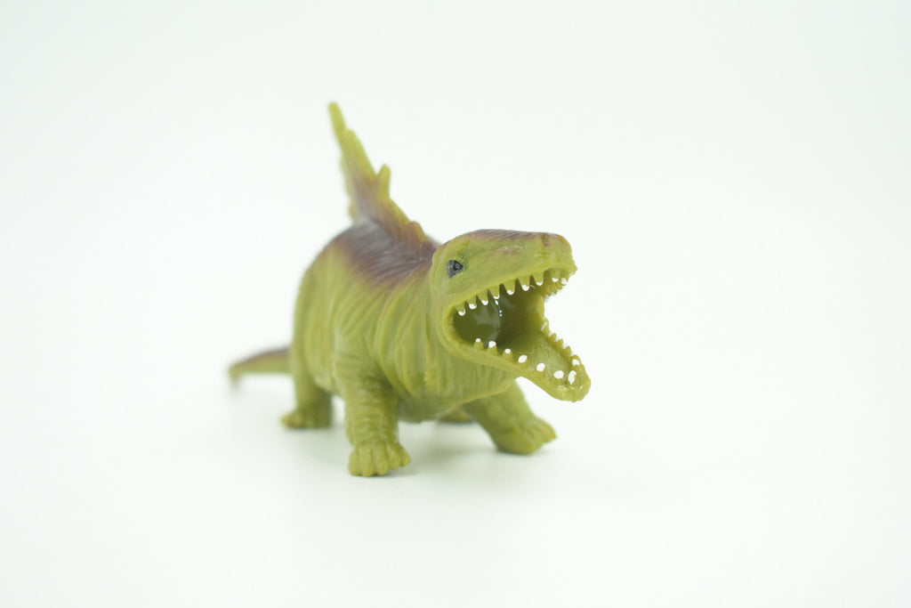 Dinosaur, Stretchable, Squishy, Squeezable, Very nice Soft Rubber Reptile, Educational, Realistic, Hand Painted, Figure, Replica, Gift,    7"     US08 B59